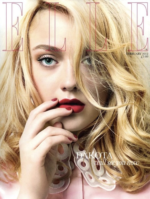 grown up photos of Elle Fanning in Teen Vogue and now her big sis Dakota