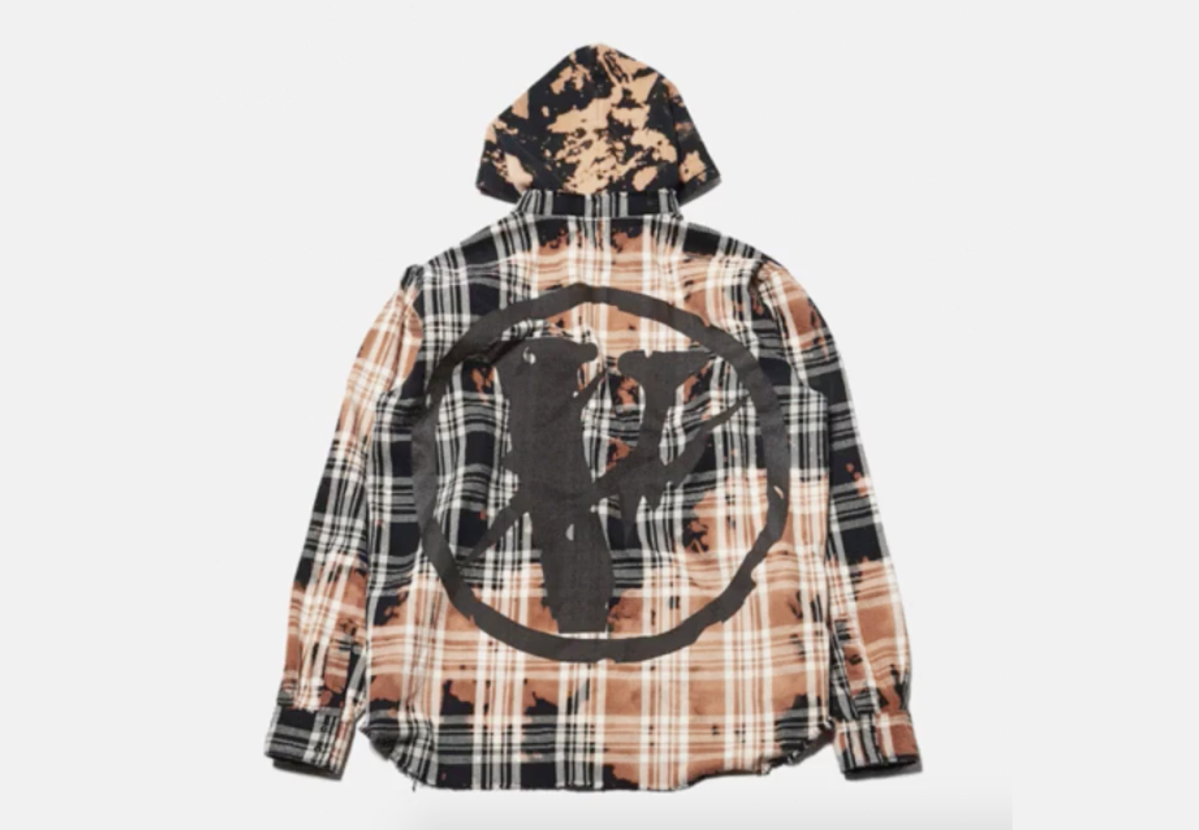 fragment design vlone コラボ ブリーチチェック パーカー 激安日本