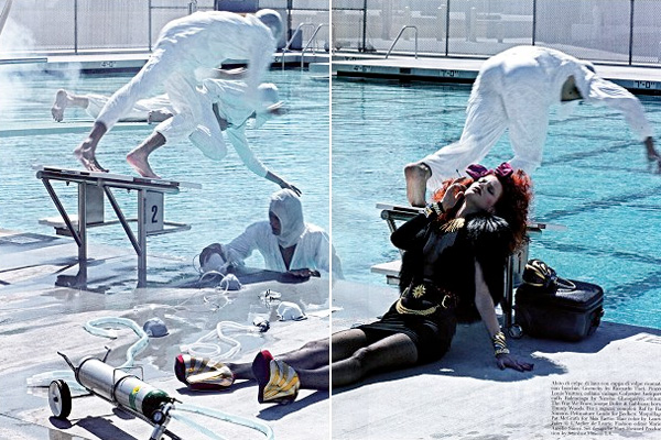 Louis Vuitton 'Summer by the Pool' Collection by Steven Meisel