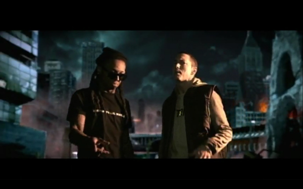 Music Video Lil Wayne Drop The World Featuring Eminem