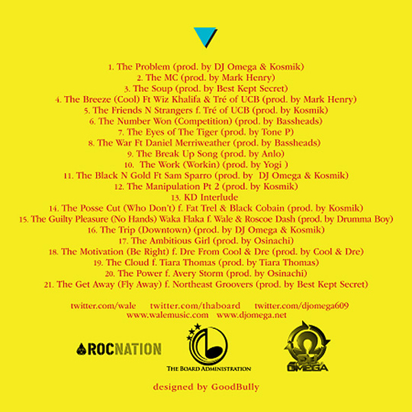 Wale more about nothing tracklist