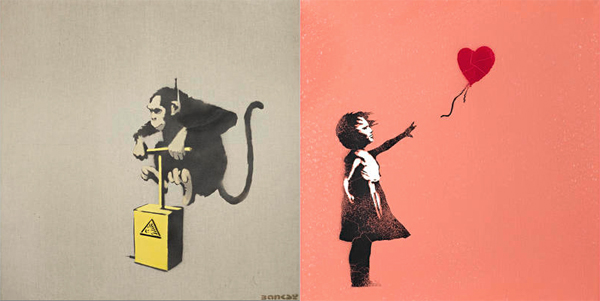 Macbook Aufkleber | Banksy Girl Balloon | Sticker | Laptop