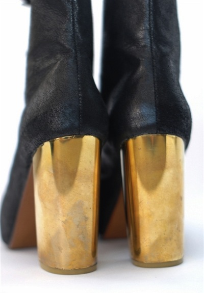 Must Have: Shakuhachi Gold Heel Boot | Sidewalk Hustle