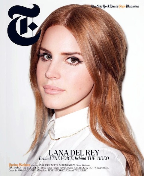 Lana Del Rey by Terry Richardson for T Magazines A Star 