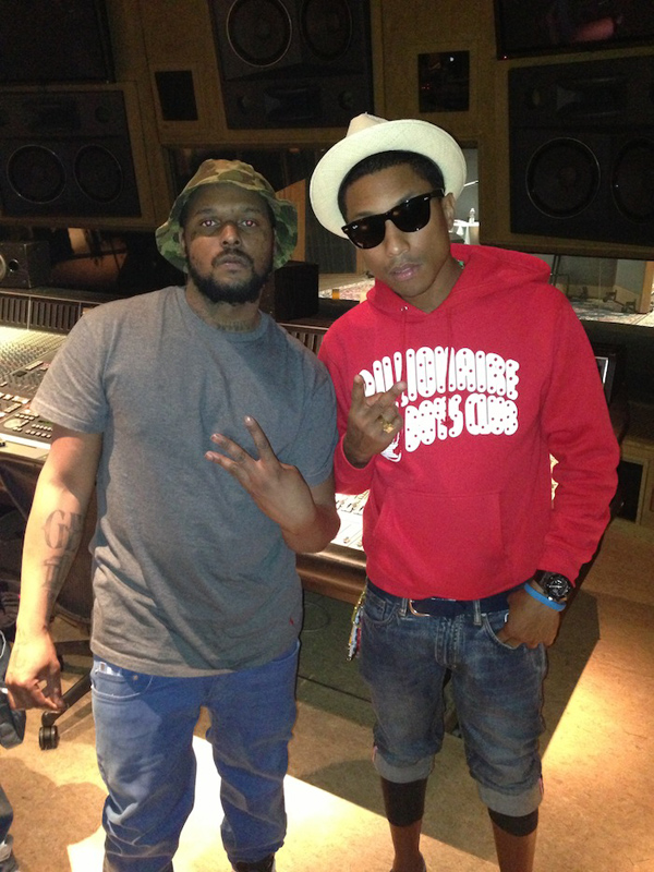 Pharrell Williams SchoolBoy Q in the Studio