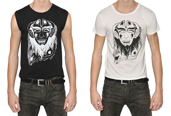 Grimes Saint Laurent Paris T-Shirt Capsule Collection