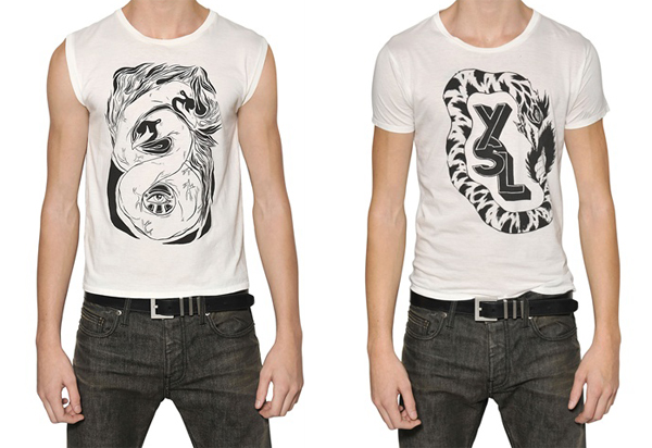 Grimes Saint Laurent Paris T-Shirt Capsule Collection