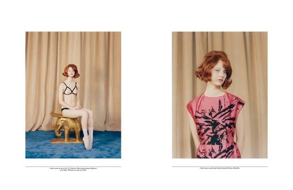 Codie Young, Manon Leloup, & Yumi Lambert for Self Service No.38 SS 2013-11