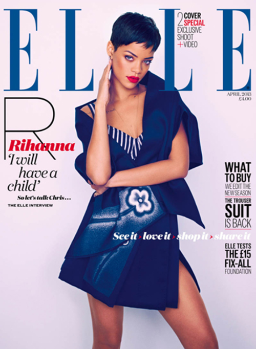 Rihanna for Elle UK by Mariano Vivanco