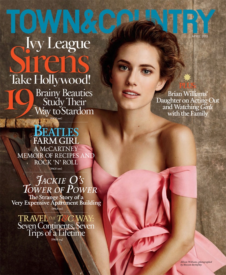 Girls' Allison Williams for Town & Country Magazine-2