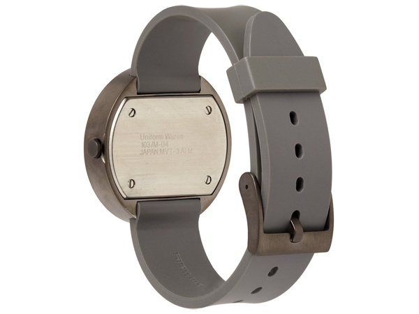 Uniform Wares 100 Series Steel Wristwatch back