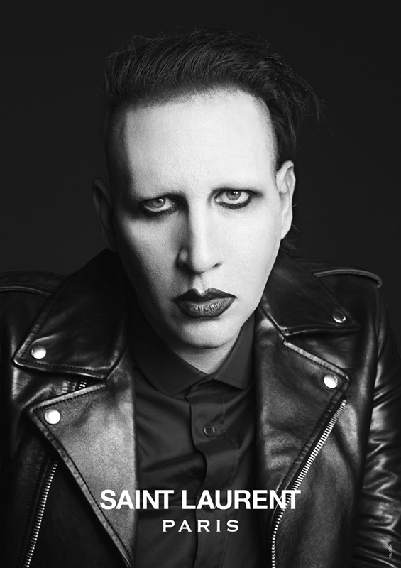 Saint Laurent Music Project with Marilyn Manson