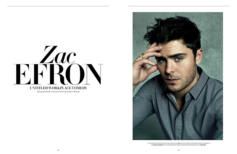Zac Efron for Flaunt Magazine