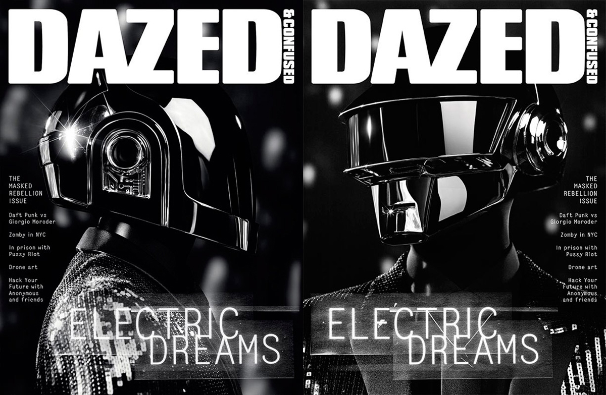 Daft Punk for Dazed Confused June 2013 Double Cover