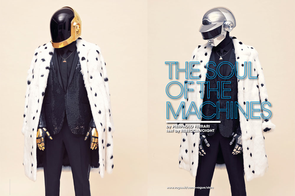 Daft Punk cover L Uomo Vogue July August 2013 Issue