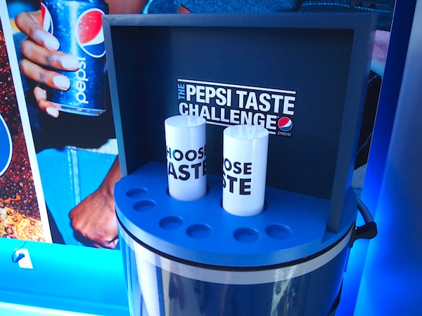 Manual Taste Challenge at Pepsi Pop Up Toronto