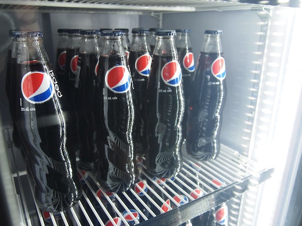 Pepsi Bottles at the Pepsi Pop Up Toronto