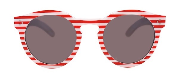 Illesteva Independence Day Sunglasses Red