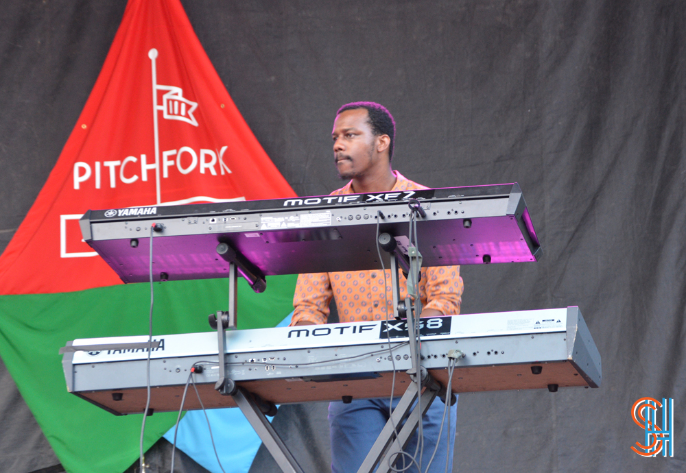 Solange at Pitchfork Music Festival 2013 - Keyboardist