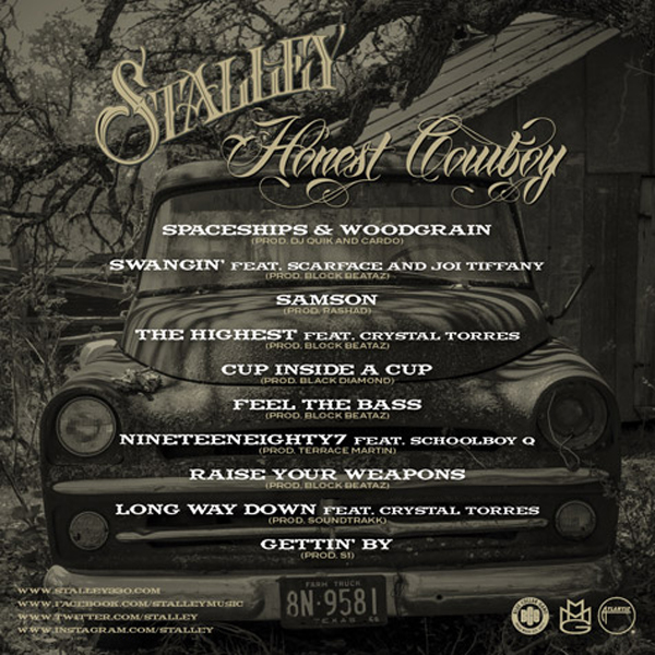 Stalley Honest Cowboy Mixtape Back