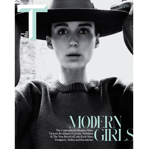 Rooney Mara for T Magazine Style Fall 2013