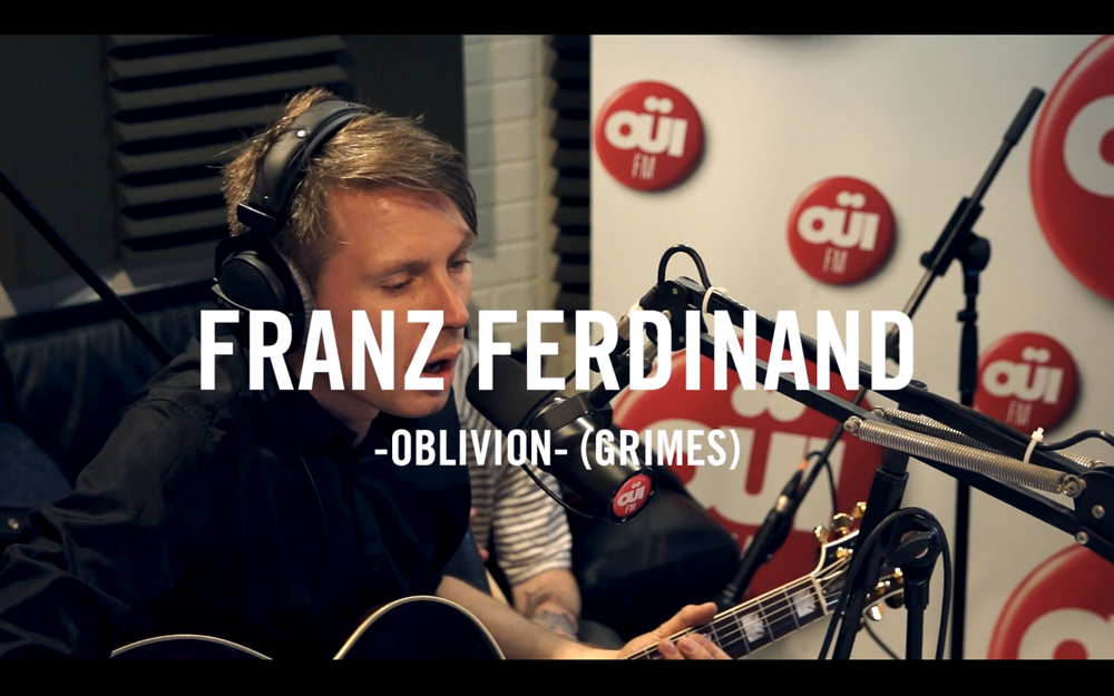 Franz Ferdinand Grimes cover on OUI FM