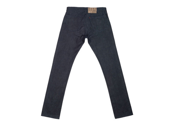 Shockoe Denim Old Boy Tonal Slim Jeans - Back