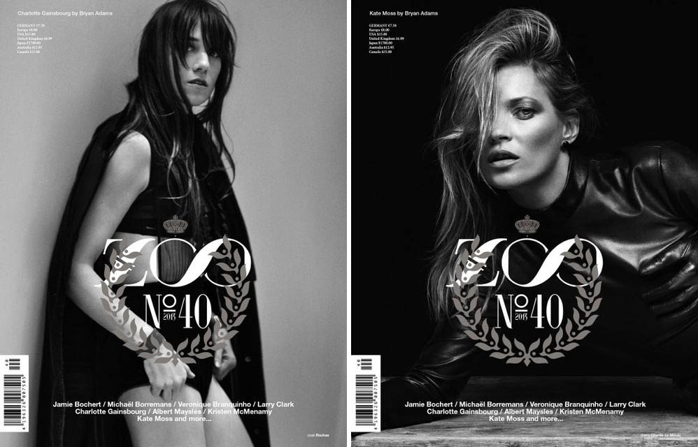 Kate Moss Charlotte Gainsbourg Zoo No.40 Fall 2013