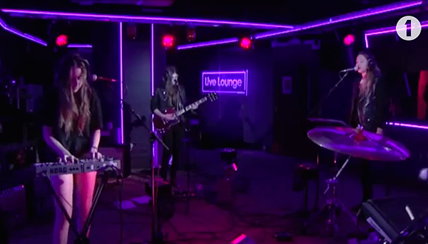Haim Wrecking Ball Miley Cyrus Cover on BBC Radio 1 Live Lounge