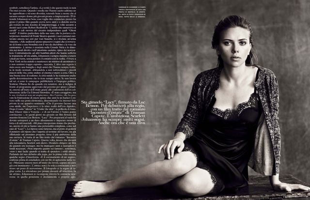 Scarlett Johansson for Vogue Italia October 2013