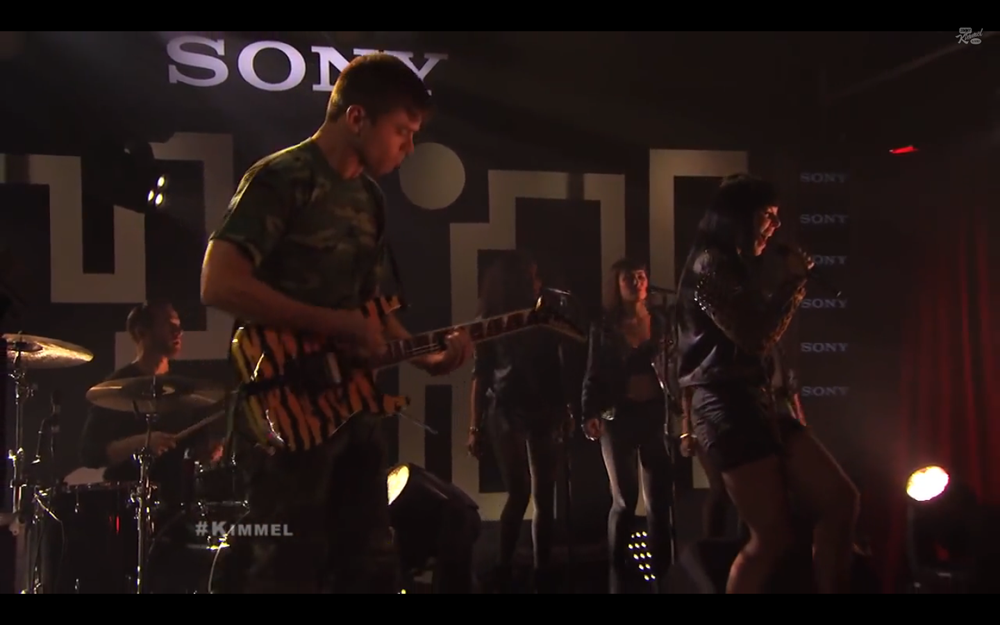 Sleigh Bells perform on Jimmy Kimmel Live