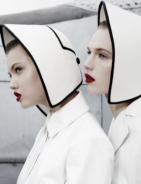 Lindsey Wixson & Ashleigh Good for W Magazine November 2013-4