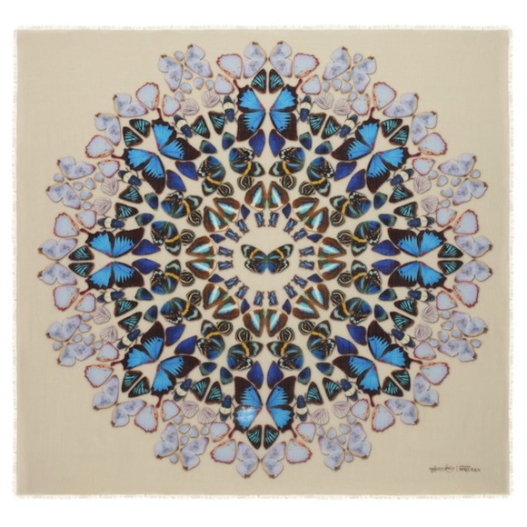 Damien Hirst x Alexander McQueen Scarf Collaboration-5