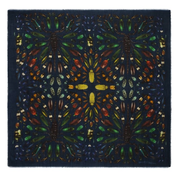 Damien Hirst x Alexander McQueen Scarf Collaboration-7