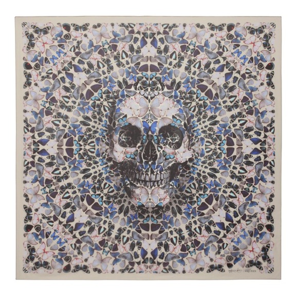 Damien Hirst x Alexander McQueen Scarf Collaboration-8