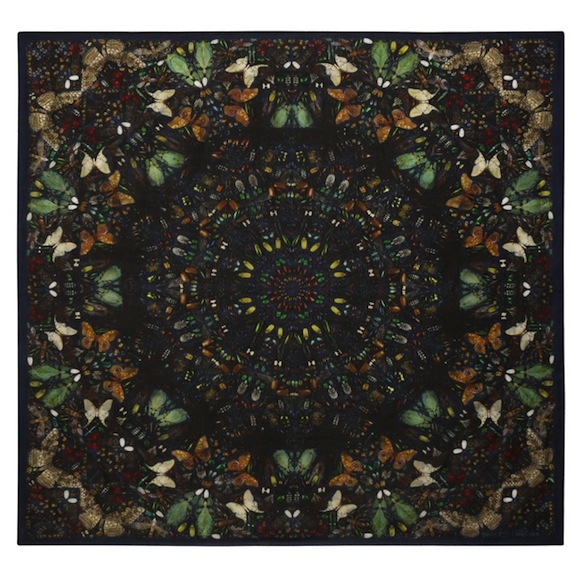 Damien Hirst x Alexander McQueen Scarf Collaboration-9