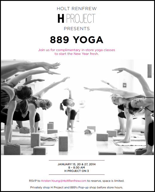 H Project 889 Yoga Holt Renfrew