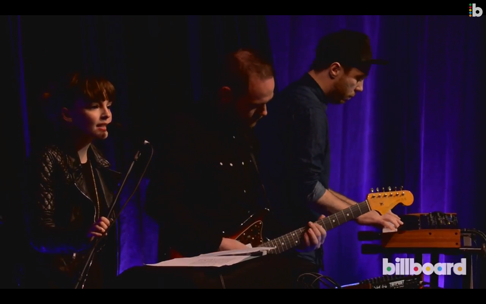Chvrches cover Janelle Monae Tightrope at Billboard Women In Music 2013