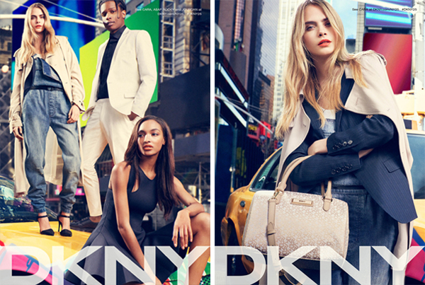 A$AP Rocky & Cara Delevingne for DKNY Spring 2014 Campaign | Sidewalk ...