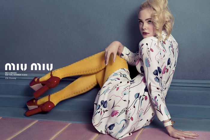 Elle Fanning for Miu Miu Spring Summer 2014-2