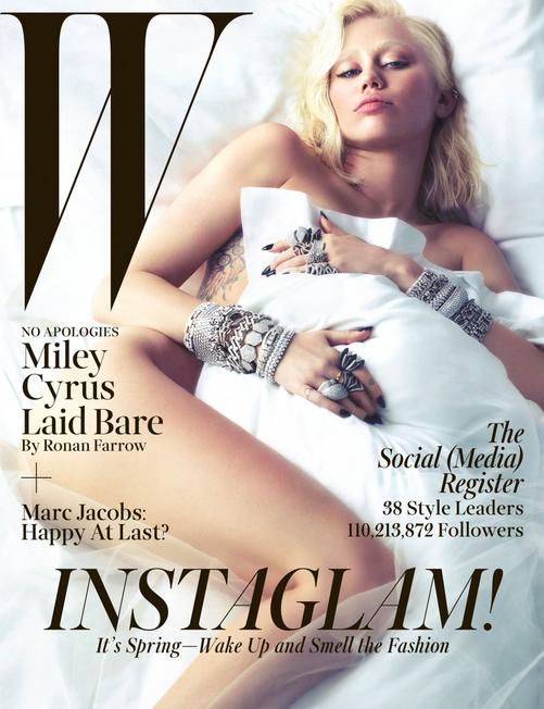 Miley Cyrus for W Magazine March 2014-5