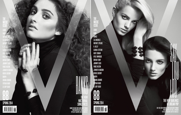 LORDE, Haim, Say Lou Lou, & BANKS for V Magazine Music Issue-2