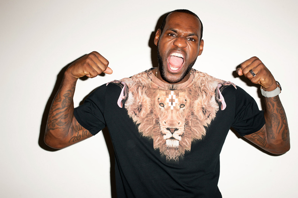 LeBron James photographed by Terry Richardson