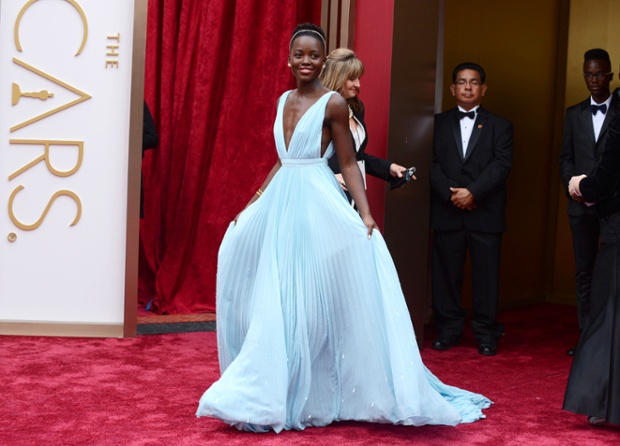 Lupita Nyong'o Oscars 2014 Prada