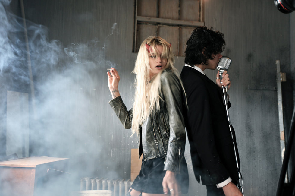 Abbey Lee Kershaw, Riley Keough & Gabe Niles for Evil Rock n' Roll Cat-8