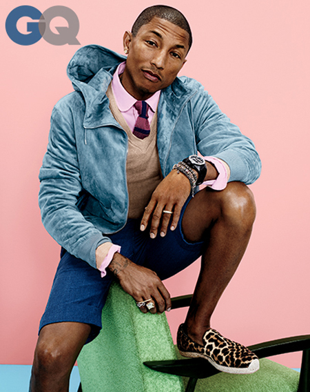 Pharrell for GQ April 2014