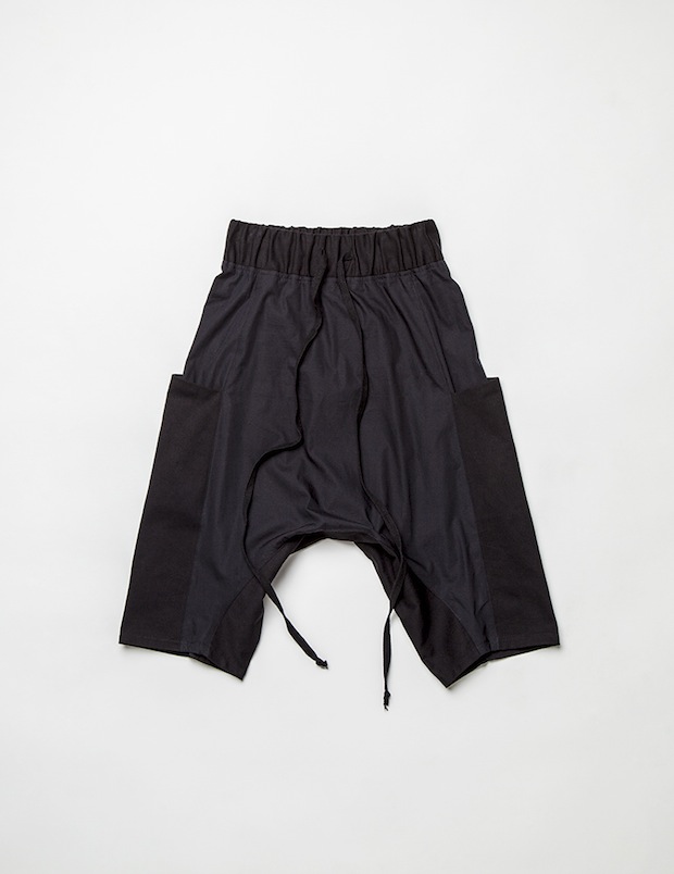 Well_Third_Dimension_Shorts_Blk_Front