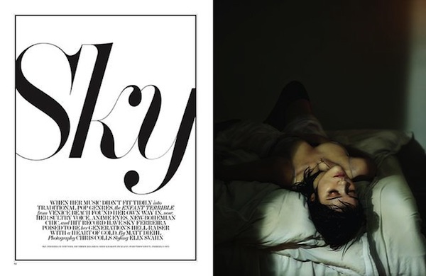 Sky Ferreira for Interview April 2014