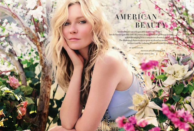 Kirsten Dunst for Harper's Bazaar UK May 2014