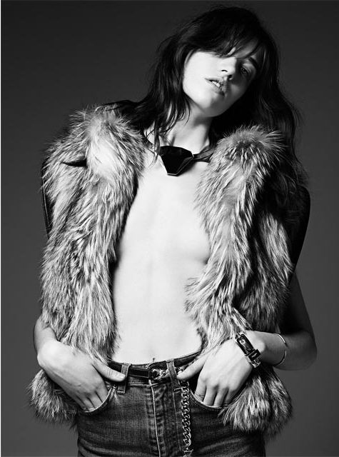 Saint Laurent Pre-Fall 2014 Collection Lookbook Grace Hartzel